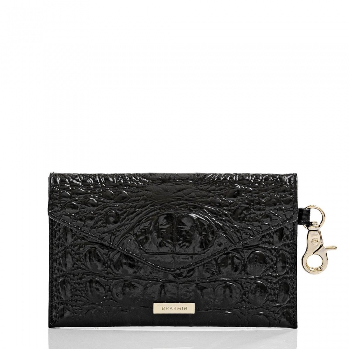 Brahmin Mini Envelope Case Black Melbourne ID:Brahmin-203556