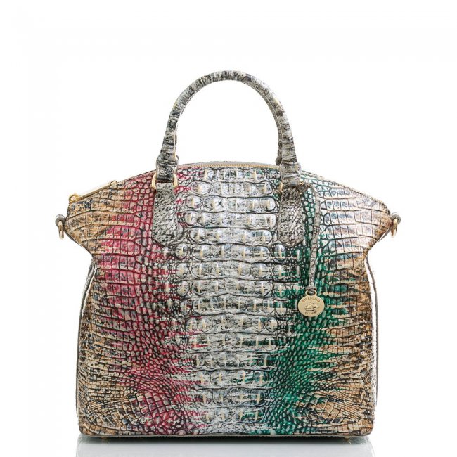 Brahmin Large Duxbury Satchel Carnival Ombre Melbourne ID:Brahmin-202951
