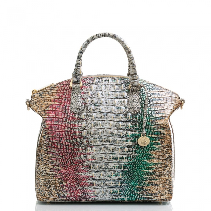 Brahmin Large Duxbury Satchel Carnival Ombre Melbourne ID:Brahmin-202951