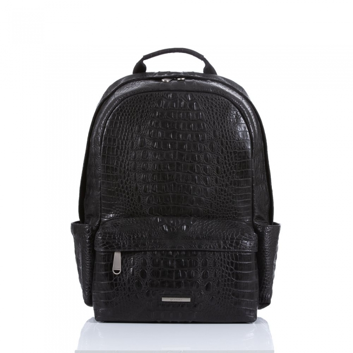 Brahmin Lucas Black Leather Backpack | Black Canyon ID:Brahmin-202663
