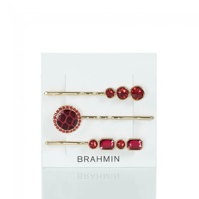 Brahmin Trio Hair Pins Rose Fairhaven ID:Brahmin-203891 Brahmin Trio Hair Pins Rose Fairhaven ID:Brahmin-203891