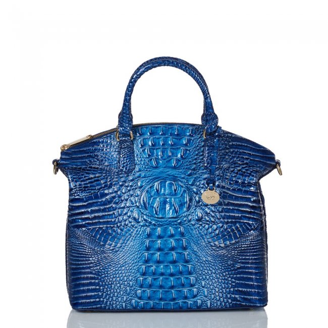 Brahmin Large Duxbury Satchel Vista Blue Ombre Melbourne ID:Brahmin-203081