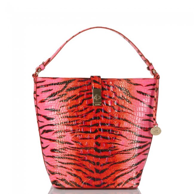 Brahmin Shira Pink Feline Ombre Melbourne ID:Brahmin-203496 Brahmin Shira Pink Feline Ombre Melbourne ID:Brahmin-203496