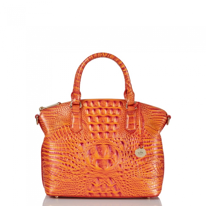 Brahmin Duxbury Satchel Dusty Orange Melbourne ID:Brahmin-203047