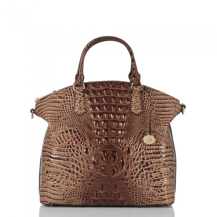 Brahmin Large Duxbury Satchel Mocha Ombre Melbourne ID:Brahmin-202984