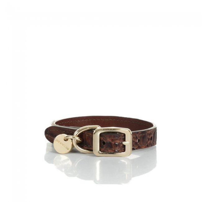 Brahmin Small Pet Collar Pecan Melbourne ID:Brahmin-203595