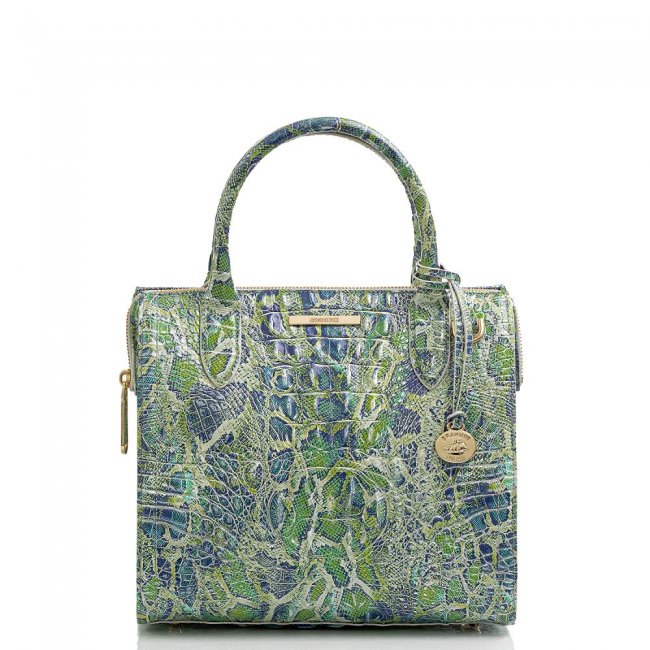 Brahmin Small Caroline Green Viper Melbourne ID:Brahmin-202975