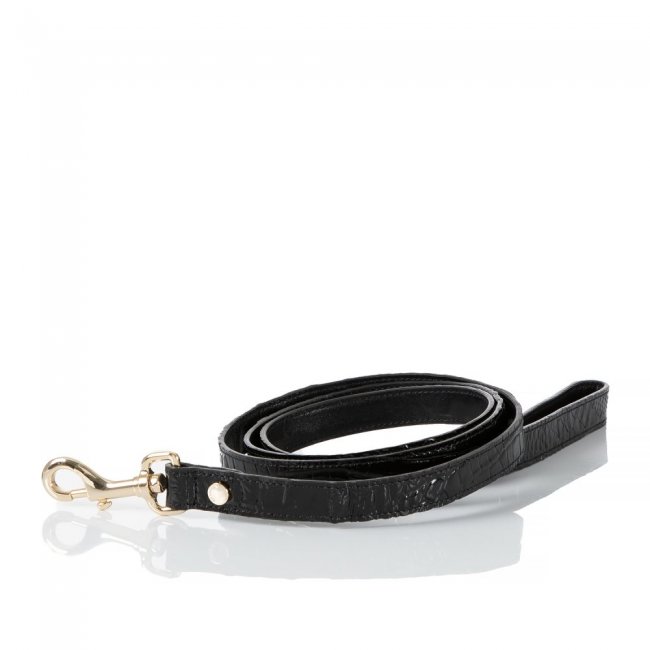 Brahmin Medium Pet Leash Black Melbourne ID:Brahmin-203585