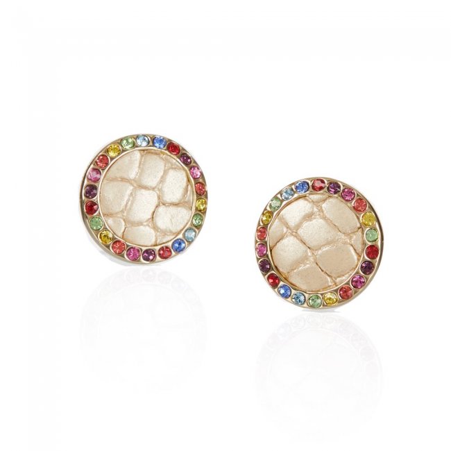 Brahmin Round Crystal Earrings Multi Fairhaven ID:Brahmin-203889 Brahmin Round Crystal Earrings Multi Fairhaven ID:Brahmin-203889