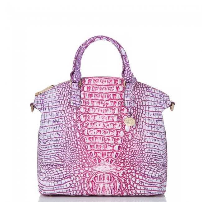 Brahmin Large Duxbury Satchel Boysenberry Ombre Melbourne ID:Brahmin-203069