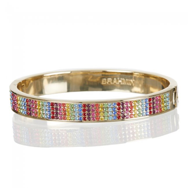 Brahmin Split Crystal Bangle Multi Fairhaven ID:Brahmin-203887 Brahmin Split Crystal Bangle Multi Fairhaven ID:Brahmin-203887