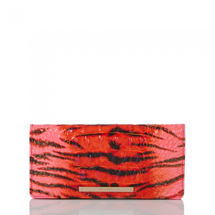 Brahmin Ady Wallet Pink Feline Ombre Melbourne ID:Brahmin-203755