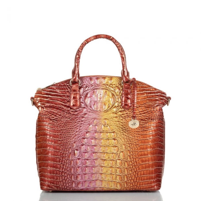 Brahmin Large Duxbury Satchel Glam Ombre Melbourne ID:Brahmin-203079