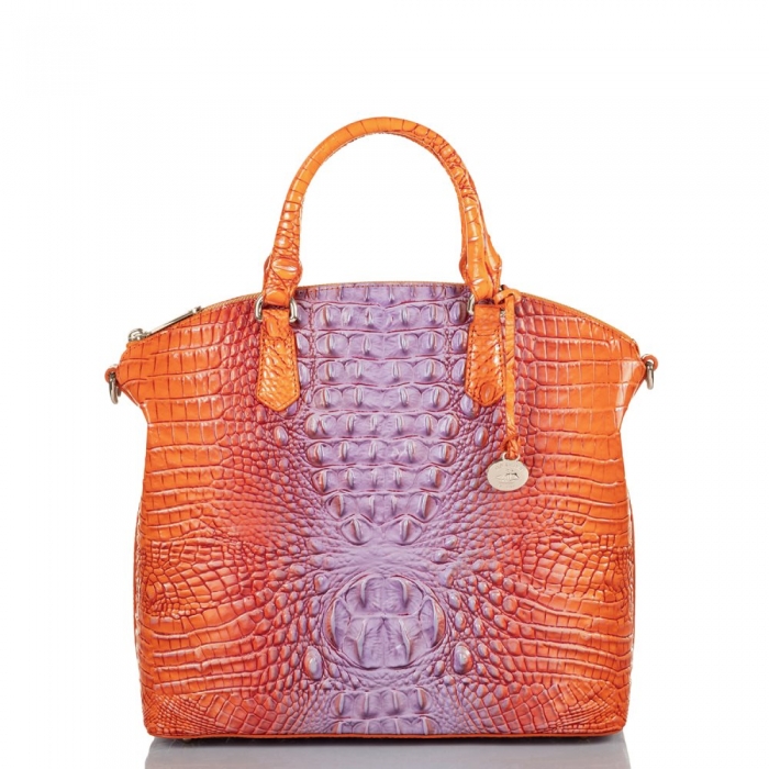 Brahmin Large Duxbury Satchel Daiquiri Ombre Melbourne ID:Brahmin-203078
