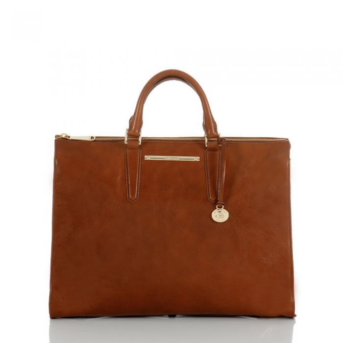 Brahmin Business Tote Whiskey Topsail ID:Brahmin-203468
