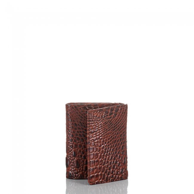Brahmin Slim Trifold Pecan Melbourne ID:Brahmin-202652 Brahmin Slim Trifold Pecan Melbourne ID:Brahmin-202652