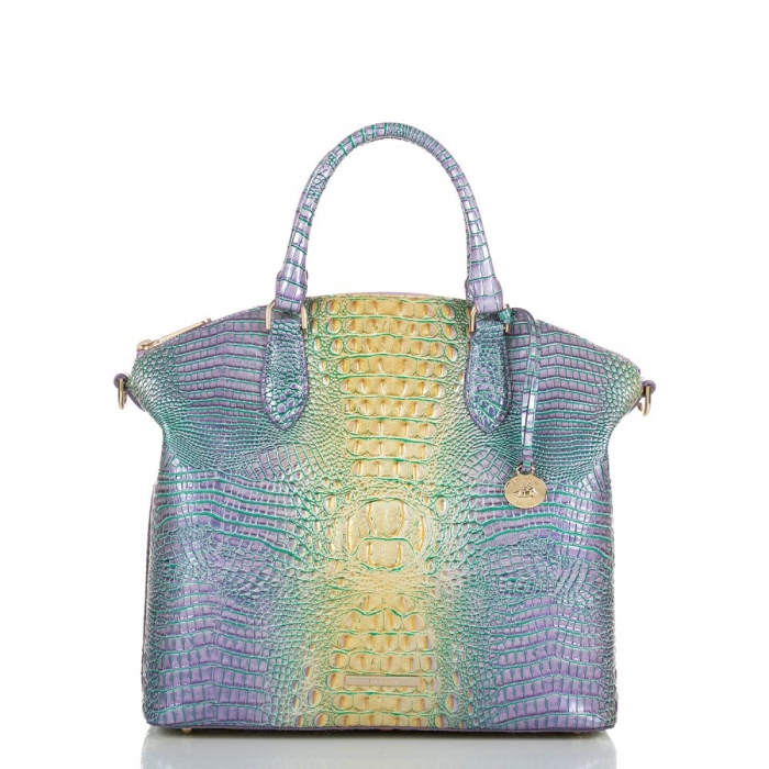 Brahmin Large Duxbury Satchel Viola Ombre Mini Melbourne ID:Brahmin-203096