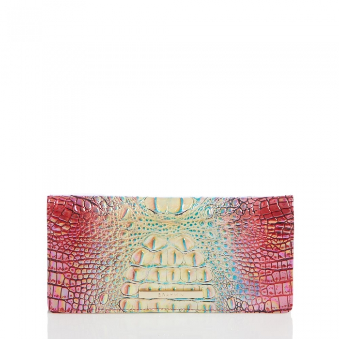 Brahmin Ady Wallet Dragonfruit Ombre Mini Melbourne ID:Brahmin-203683
