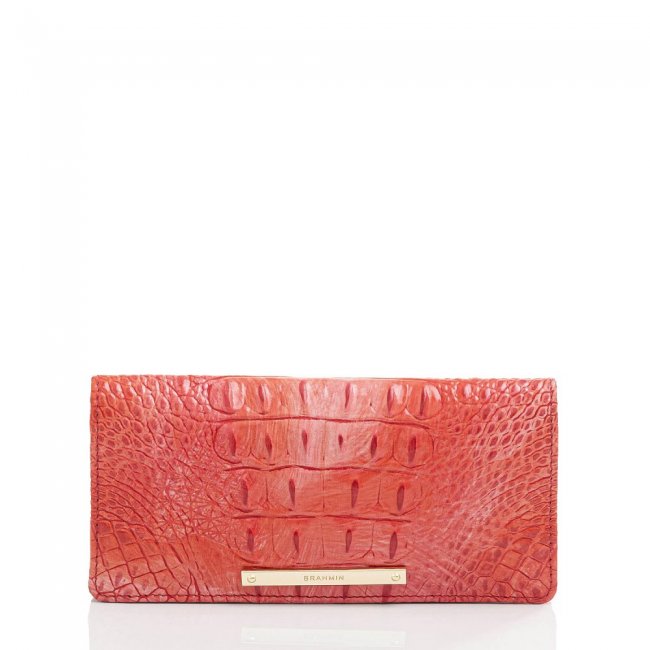Brahmin Ady Wallet Punchy Coral Melbourne ID:Brahmin-203768