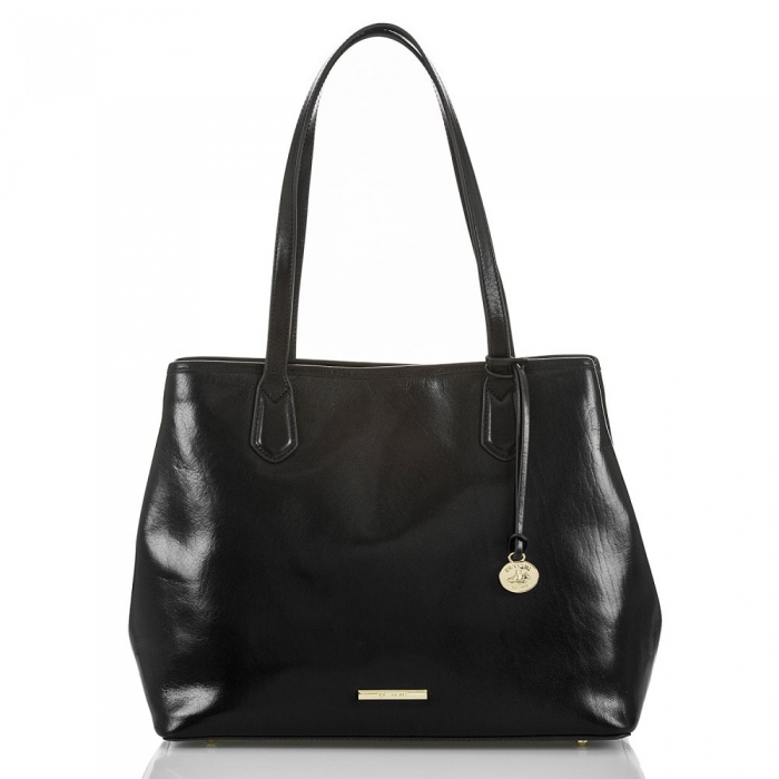 Brahmin Medium Julian Black Topsail ID:Brahmin-202717