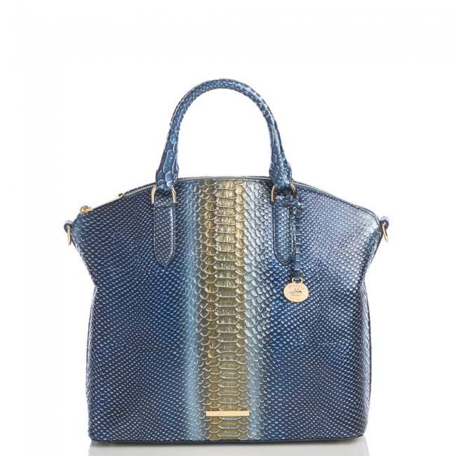 Brahmin Large Duxbury Satchel Serenity Meridian ID:Brahmin-202554