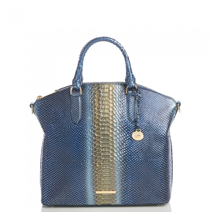 Brahmin Large Duxbury Satchel Serenity Meridian ID:Brahmin-202554