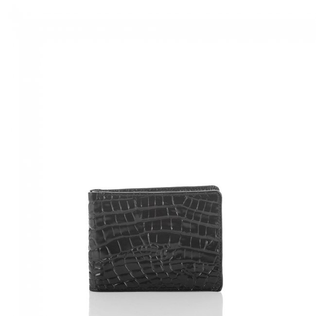 Brahmin Black Leather Billfold Wallet | Black Melbourne ID:Brahmin-202631 Brahmin Black Leather Billfold Wallet | Black Melbourne ID:Brahmin-202631