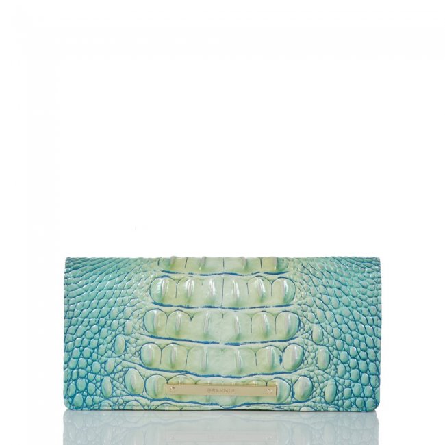 Brahmin Ady Wallet Seafoam Ombre Melbourne ID:Brahmin-203788