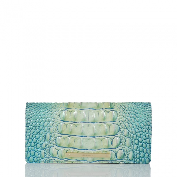 Brahmin Ady Wallet Seafoam Ombre Melbourne ID:Brahmin-203788