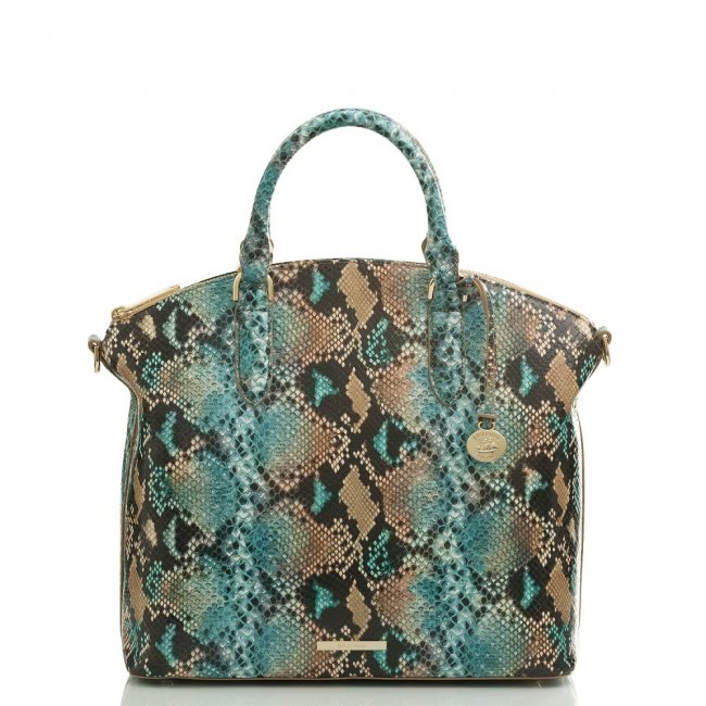 Brahmin Large Duxbury Satchel Ocean Lilyana ID:Brahmin-202995 Brahmin Large Duxbury Satchel Ocean Lilyana ID:Brahmin-202995