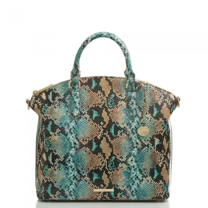 Brahmin Large Duxbury Satchel Ocean Lilyana ID:Brahmin-202995