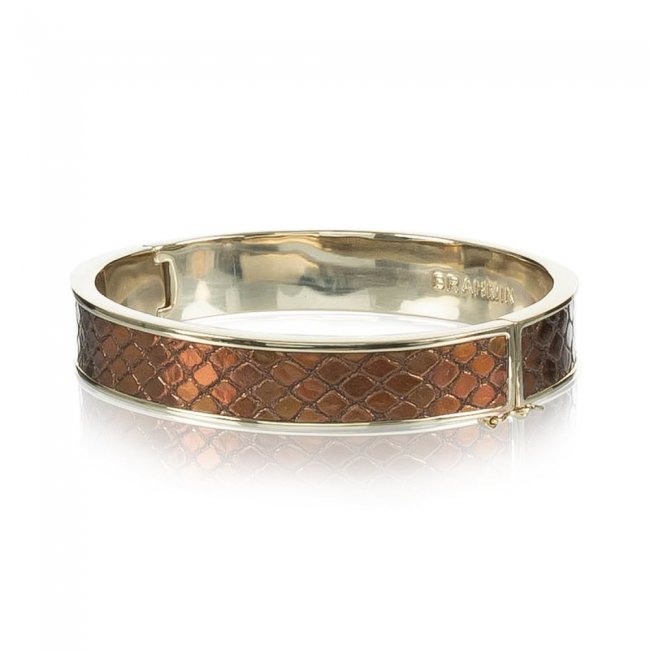 Brahmin Heritage Leather Bangle Bronze Fairhaven ID:Brahmin-203883