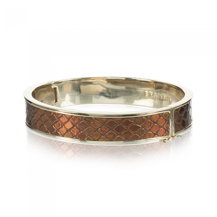 Brahmin Heritage Leather Bangle Bronze Fairhaven ID:Brahmin-203883