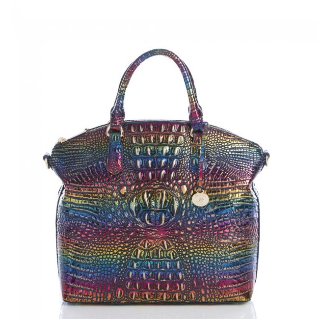Brahmin Large Duxbury Satchel Technicolor Melbourne ID:Brahmin-203024