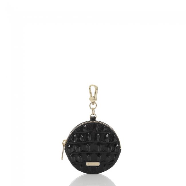 Brahmin Black Circle Coin Purse | Black Melbourne ID:Brahmin-203870