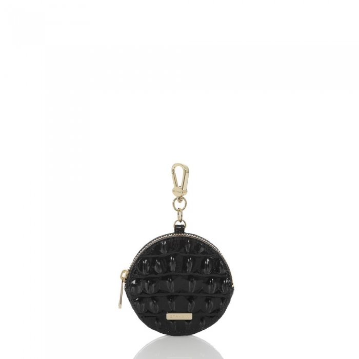Brahmin Black Circle Coin Purse | Black Melbourne ID:Brahmin-203870