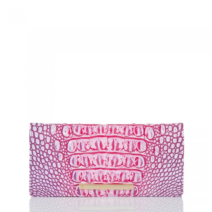 Brahmin Ady Wallet Boysenberry Ombre Melbourne ID:Brahmin-203638