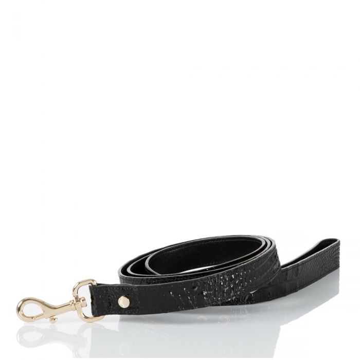 Brahmin Large Pet Leash Black Melbourne ID:Brahmin-203586