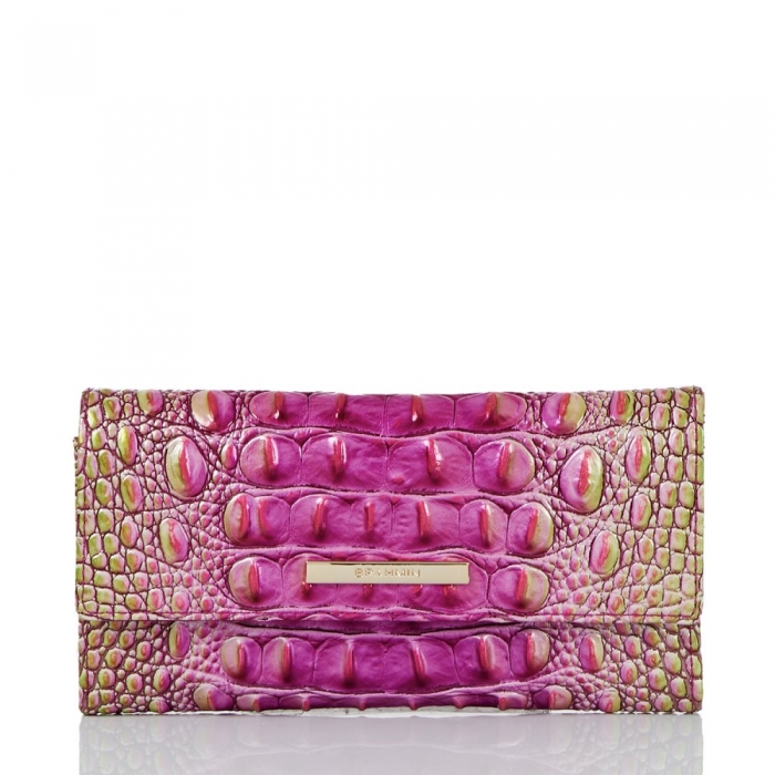 Brahmin Cordelia Wallet Limeade Ombre Melbourne ID:Brahmin-203713