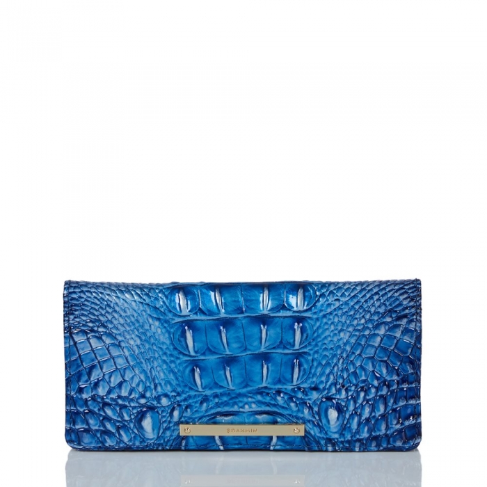 Brahmin Ady Wallet Vista Blue Ombre Melbourne ID:Brahmin-203825