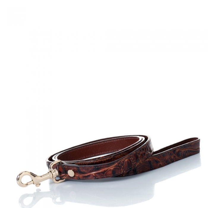 Brahmin Large Pet Leash Pecan Melbourne ID:Brahmin-203598