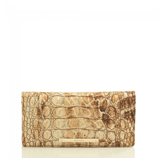 Brahmin Ady Wallet Camel Safari Melbourne ID:Brahmin-203643