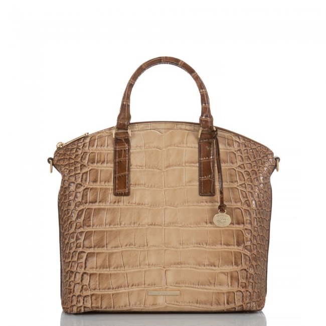 Brahmin Large Duxbury Satchel Tan Harmon ID:Brahmin-202555