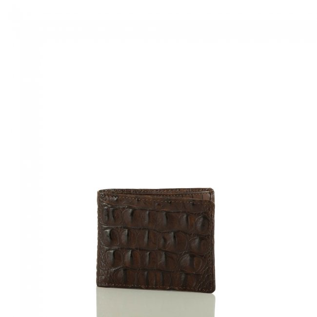 Brahmin Billfold Cocoa Brown Vintage Melbourne ID:Brahmin-202633