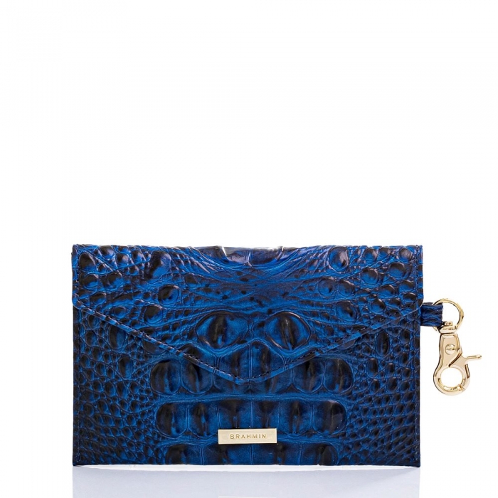 Brahmin Mini Envelope Case Sapphire Melbourne ID:Brahmin-202707