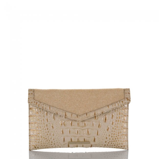 Brahmin Envelope Clutch Satin Golightly ID:Brahmin-203461