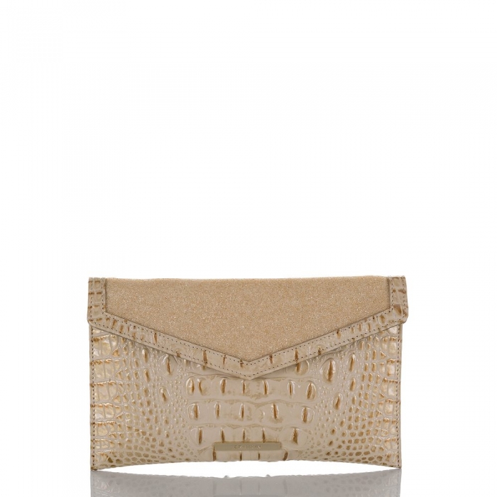 Brahmin Envelope Clutch Satin Golightly ID:Brahmin-203461