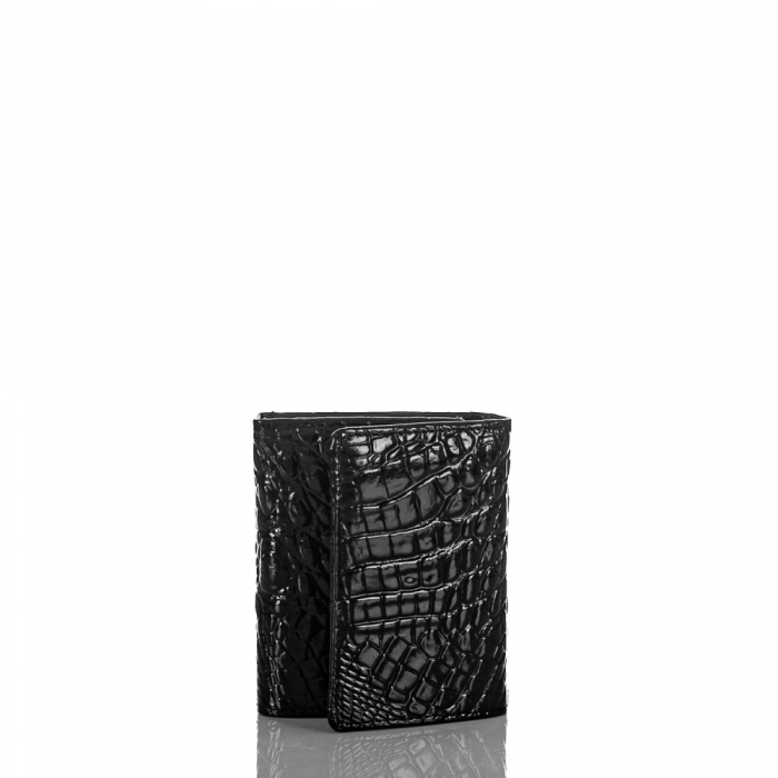 Brahmin Slim Trifold Black Melbourne ID:Brahmin-202649