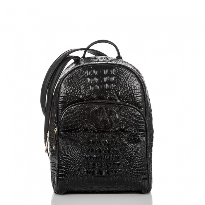 Brahmin Dartmouth Backpack | Black Leather Backpack ID:Brahmin-202664