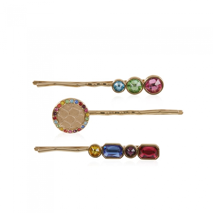 Brahmin Trio Hair Pins Multi Fairhaven ID:Brahmin-203886
